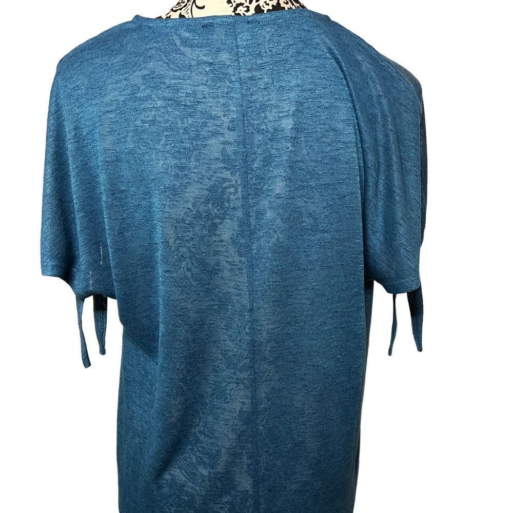 Lane Bryant 10/12 Turquoise Top - Picture 2 of 6